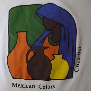 Vintage Mexican Colors Cozumel Graphic T-Shirt